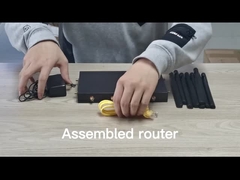 Διπλός δρομολογητής παροχής ηλεκτρικού ρεύματος σημείου εισόδου υποστήριξης 48V δρομολογητών wifi ζωνών 5g WS1218 1200Mbps gigabit 5g lte