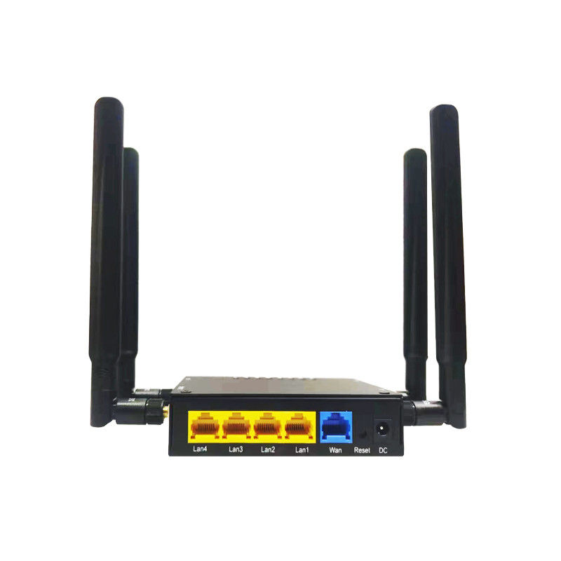 HUASIFEI Black Iron Shell 4G Wifi Router Openwrt 300Mbps With SIM Slot